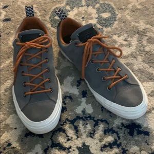 Men’s Converse Leather Gray/Brown size 10